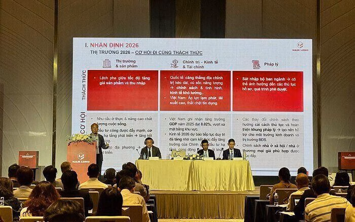 Ông Nguyễn Xuân Quang nhấn mạnh việc chuyển hóa tiềm năng thành kết quả thực tế tại ĐHĐCĐ 2026.