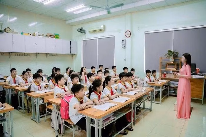 Một tiết học tại Trường Tiểu học Nguyễn Văn Trỗi (phường Hạc Thành) đang diễn ra bình thường.